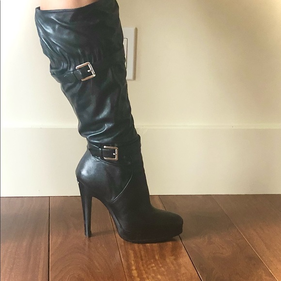 Michael Kors -Veronica Black Boots - Picture 8 of 8